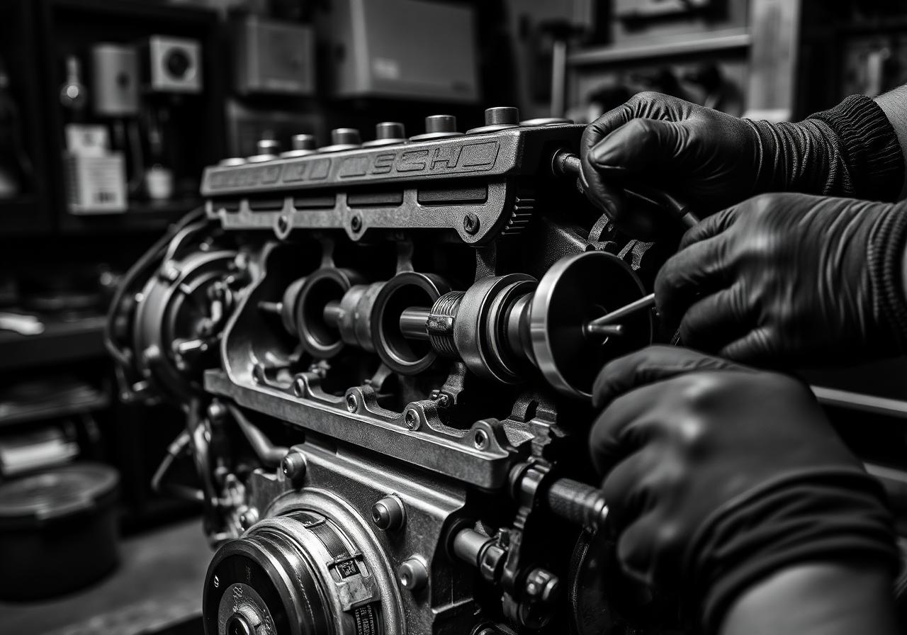 Remplacement du roulement IMS sur moteur Porsche M96 en atelier